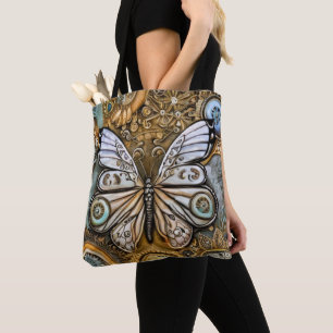 Dampfram-Schmetterling Tasche