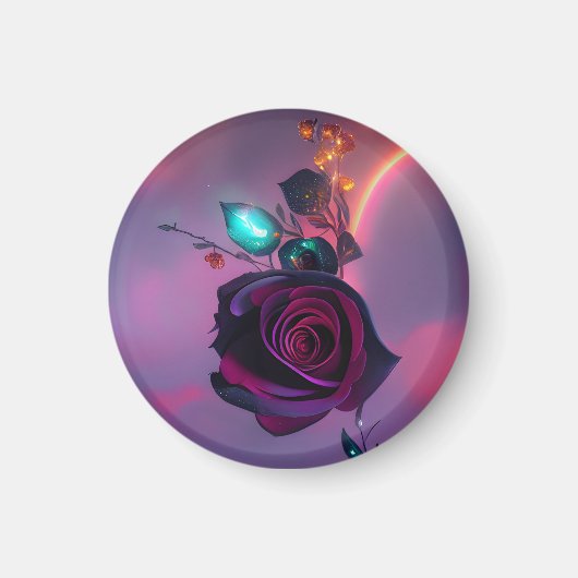 Dampfrassenrose Magnet (Vorne)