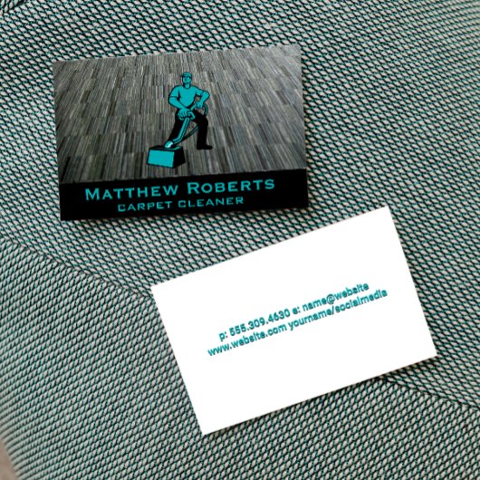 Dampfreiniger | Teppichboden Visitenkarte