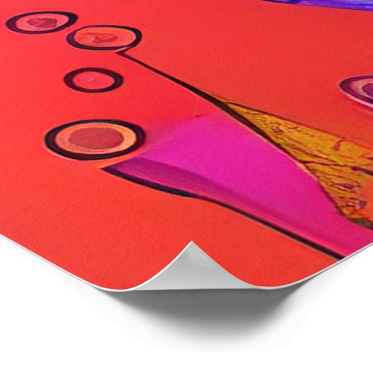 Dampfroboter Poster (Ecke)