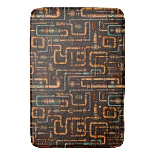 Dampfrohrleitungen Badematte (Vorderseite Vertikal)