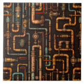 Dampfrohrleitungen Fliese (Vorderseite)