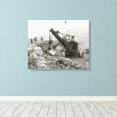 Dampfschiff, 1910 leinwanddruck (Insitu (Holzboden))