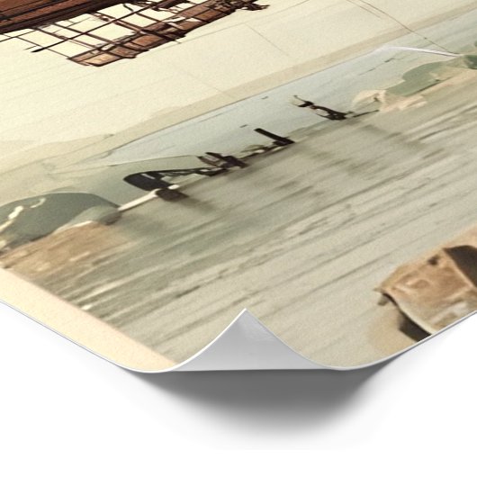 Dampfschiff 1 poster (Ecke)