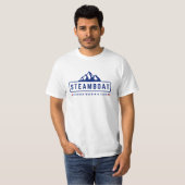Dampfschiff Außenbereich T-Shirt (Vorne ganz)