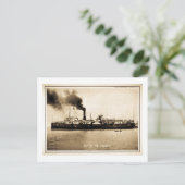 Dampfschiff City of the Straits Postkarte (Stehend Vorderseite)