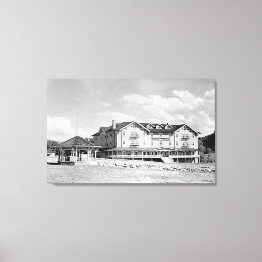 Dampfschiff Federn, CO Lodge und Kabinen Fotograf Leinwanddruck (Vorderseite)