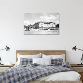 Dampfschiff Federn, CO Lodge und Kabinen Fotograf Leinwanddruck (Insitu (Schlafzimmer))