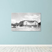 Dampfschiff Federn, CO Lodge und Kabinen Fotograf Leinwanddruck (Insitu (Holzboden))