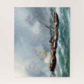 Dampfschiff Finsbury 1881 Puzzle (Vertikal)