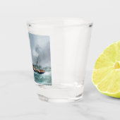Dampfschiff Finsbury 1881 Schnapsglas (Rechts)