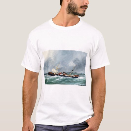 Dampfschiff Finsbury 1881 T-Shirt (Vorderseite)