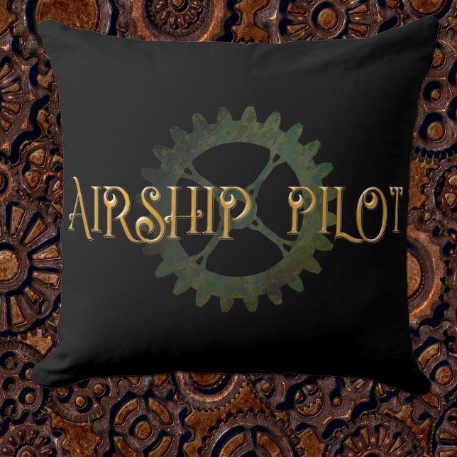 Dampfschiff-Pilot  Kissen (Von Creator hochgeladen)