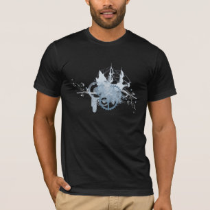 Dampfschiff Piratenschiff T-Shirt