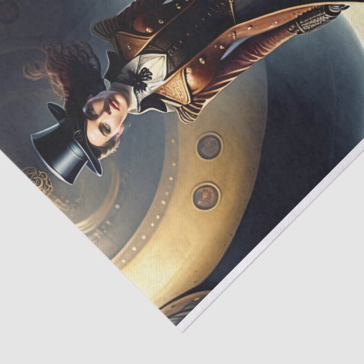 Dampfschiff Seidenpapier (Ausschnitt)