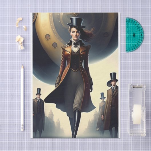 Dampfschiff Seidenpapier (Handwerk)