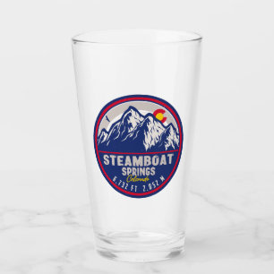 Dampfschiff Springs Colorado Berg Skiwandern Glas