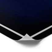 Dampfschiff USS MAINE Blueprint 1894 Poster (Ecke)