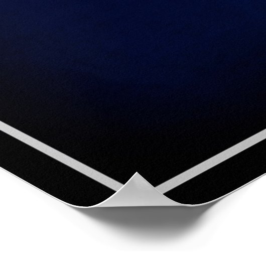 Dampfschiff USS MAINE Blueprint 1894 Poster (Ecke)