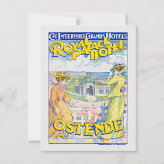 Dampfschiffahrt Zürichsee Vintage Poster 1900 Postkarte