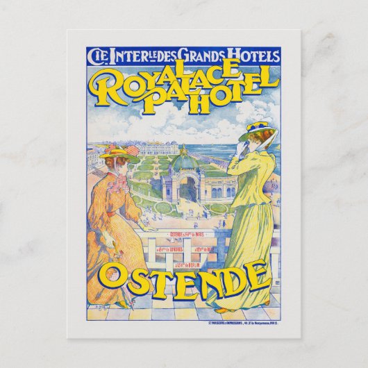 Dampfschiffahrt Zürichsee Vintage Poster 1900 Postkarte (Vorderseite)