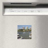 Dampfschiffe, Brisbane River, Brisbane, Magnet (In Situ (Geschirrspüler))