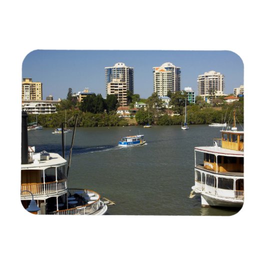Dampfschiffe, Brisbane River, Brisbane, Magnet (Horizontal)