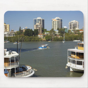 Dampfschiffe, Brisbane River, Brisbane, Mousepad
