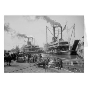 Dampfschiffe in Vicksburg, 1910