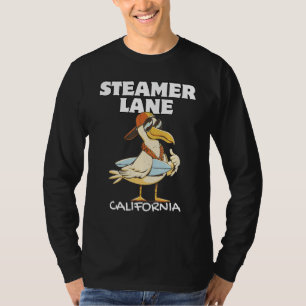 DAMPFSCHIFFROUTE KALIFORNIEN Surf Vintage Sonnenun T-Shirt