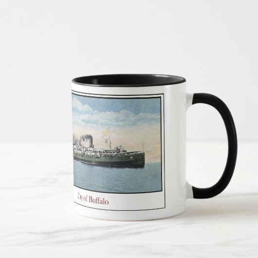 Dampfschiffstadt von Buffalo Tasse (Rechts)