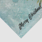 Dampfschneemann und Steampunksschneefrau Seidenpapier (Detail)