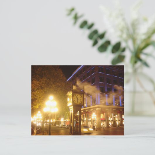 Dampfsperre, Vancouver, BC Postkarte (Stehend Vorderseite)