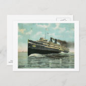 Dampfstadt Cleveland 1909 Vintag Postkarte (Vorne/Hinten)