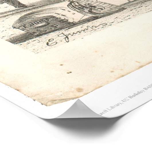 Dampftag in SF (1164A) Poster (Ecke)