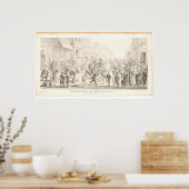 Dampftag in SF (1164A) Poster (Küche)