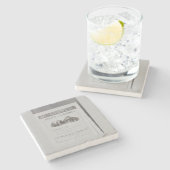 Dampfturbinen-Keramik-Trivet aus Westinghouse Steinuntersetzer (Seitenansicht)