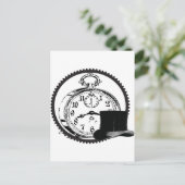 Dampfuhr, Getriebe, Hut Postkarte (Stehend Vorderseite)