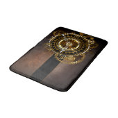 Dampfuhr mit antiken Gängen Badematte (Schrägansicht)