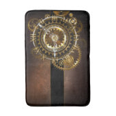 Dampfuhr mit antiken Gängen Badematte (Vorderseite Vertikal)