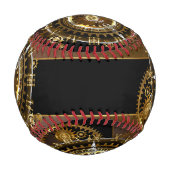 Dampfuhr mit antiken Gängen Baseball (Rückseite)