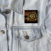 Dampfuhr mit antiken Gängen Button (Beispiel)