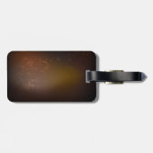 Dampfuhr mit antiken Gängen Gepäckanhänger (Rückseite horizontal)