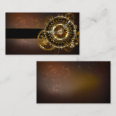 Dampfuhr mit antiken Gängen Visitenkarte (Vorne/Hinten)