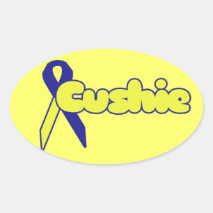 Dämpfungskrankheit Ovaler Aufkleber