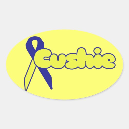 Dämpfungskrankheit Ovaler Aufkleber (Vorderseite)