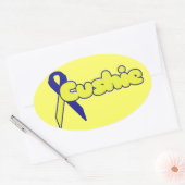 Dämpfungskrankheit Ovaler Aufkleber (Umschlag)