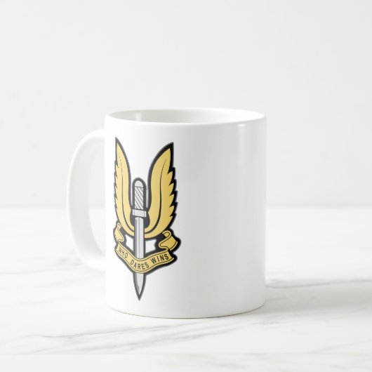Dämpfungsregler-Insignien Kaffeetasse (Vorderseite Links)