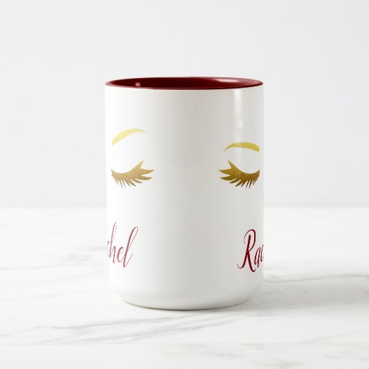 Dämpfungsregler und Peitschen Zweifarbige Tasse (Mittel)