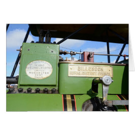 Dampfwalze im Vintage-Stil